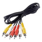 Cable De Audio 3 Plug – 3 Plug 1.8 Metros 5Pzs