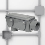 Condulet Multiforma No Metalico 1 Pulgada Gris Argos