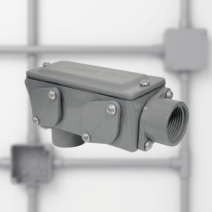 Condulet Multiforma No Metalico 1 Pulgada Gris Argos