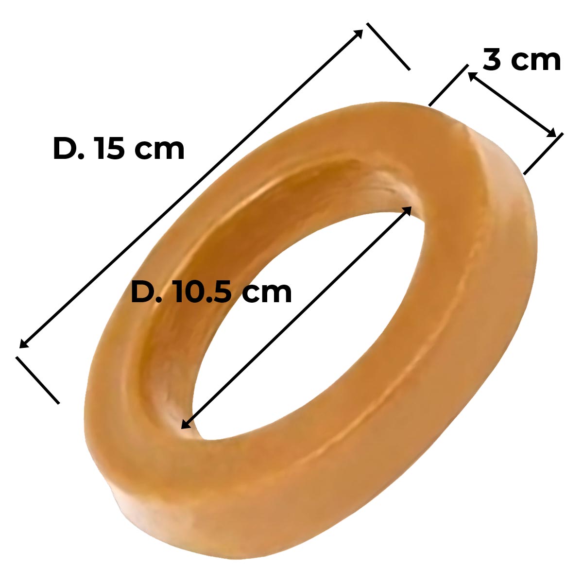 Cuello De Cera Sin Guia Para WC Roalflux