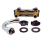 Mezcladora Para Lavabo Con Cubierta Y Manerales ABS Cuello De Acero Inoxidable 4" Roalflux