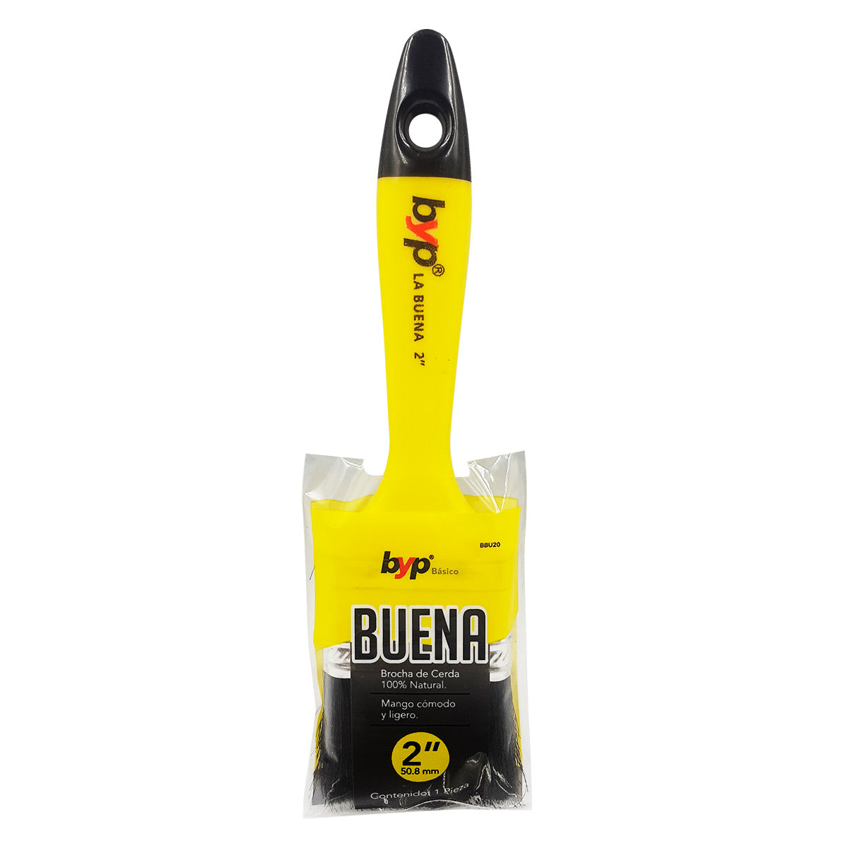 Brocha La Buena 2'' Cerda Natural Economica Byp 6 Piezas Ferreabasto Ferreabasto