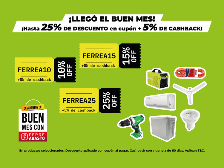 buen fin 2025 ferreteria cupones descuento cahsback tienda en linea ferreabasto