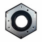 Lampara Sobreponer Negro Hexa M Con Iman Base Gu10 Y Mr16