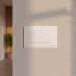 Placa Armada Con 1 Apagador Sencillo De 3 Modulos Blanco WANERGY Ferreabasto