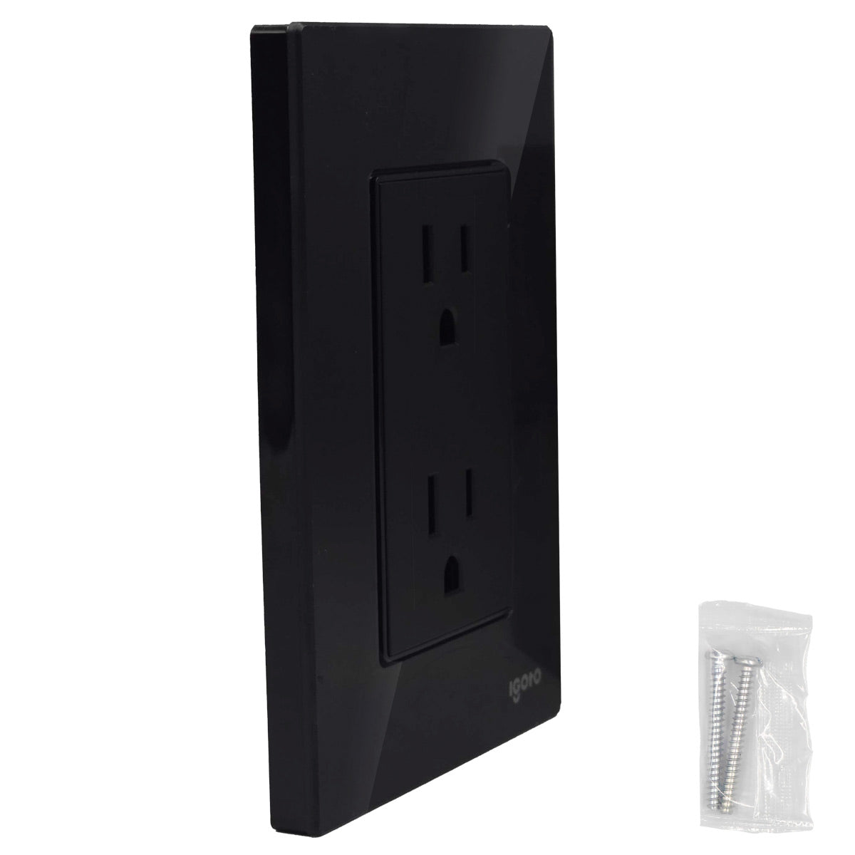 Placa Armada Cristal Con Contacto Duplex Blanco Igoto IGOTO Ferreabasto