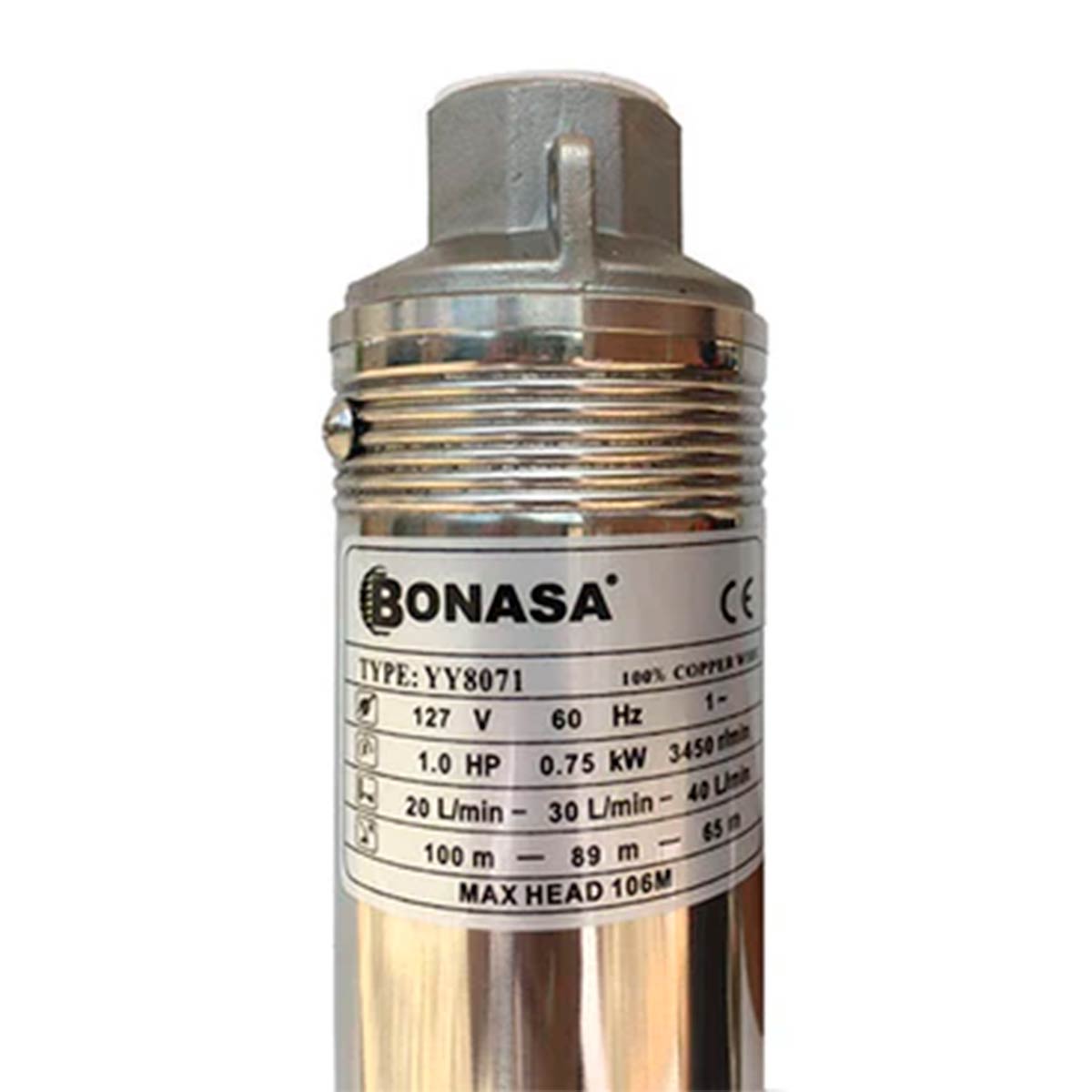 Bomba Sumergible 1 HP Con Caja De Control YY8071 Bonasa