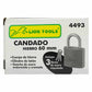 Candado De Hierro 63mm Gancho Corto Seguridad 3 Llaves