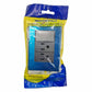 Placa Armada De 1 Apagador Con Doble Contacto Acero Inox