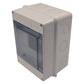 Caja Sobreponer Riel Policarbonato 4-5 Ventanas 240V 100A 60Hz