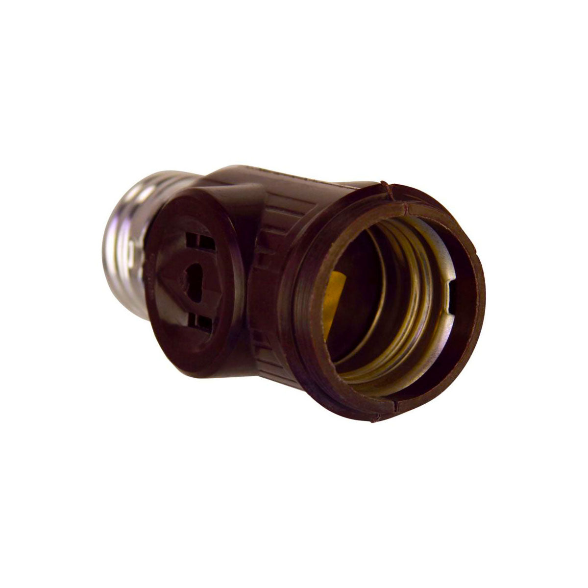 Portalampara Socket Doble Ladron Cafe Baquelita – Ferreabasto