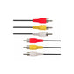 Cable 3 Conectores Rca Macho/macho 1.8 Metros