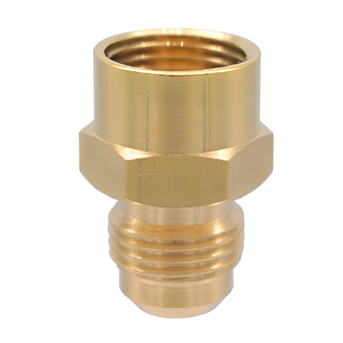 Niple Campana Conexion De Laton Para Gas 3/8" X 3/8"