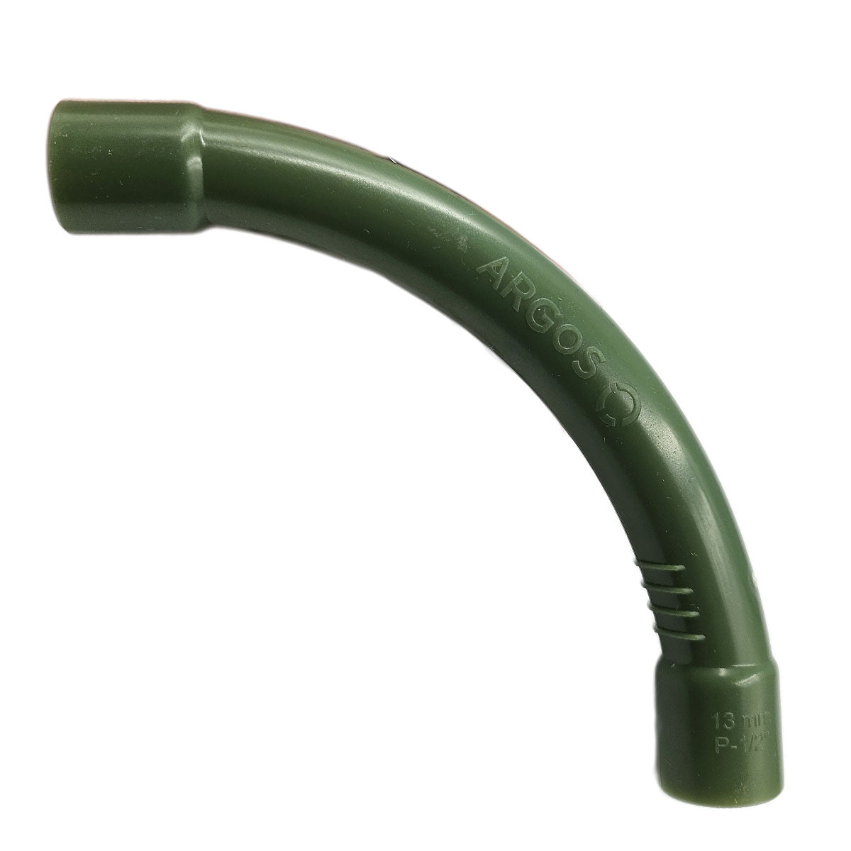 Tubo Electrico Conduit Verde Pvc Pesado 1/2" Con Cople Argos