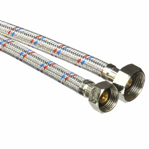 Manguera Flexible Para Boiler De 1/2 X 3/4 Pulgadas 60cm AluminioManguera Flexible Para Boiler De 1/2 X 3/4 Pulgadas 60cm Aluminio