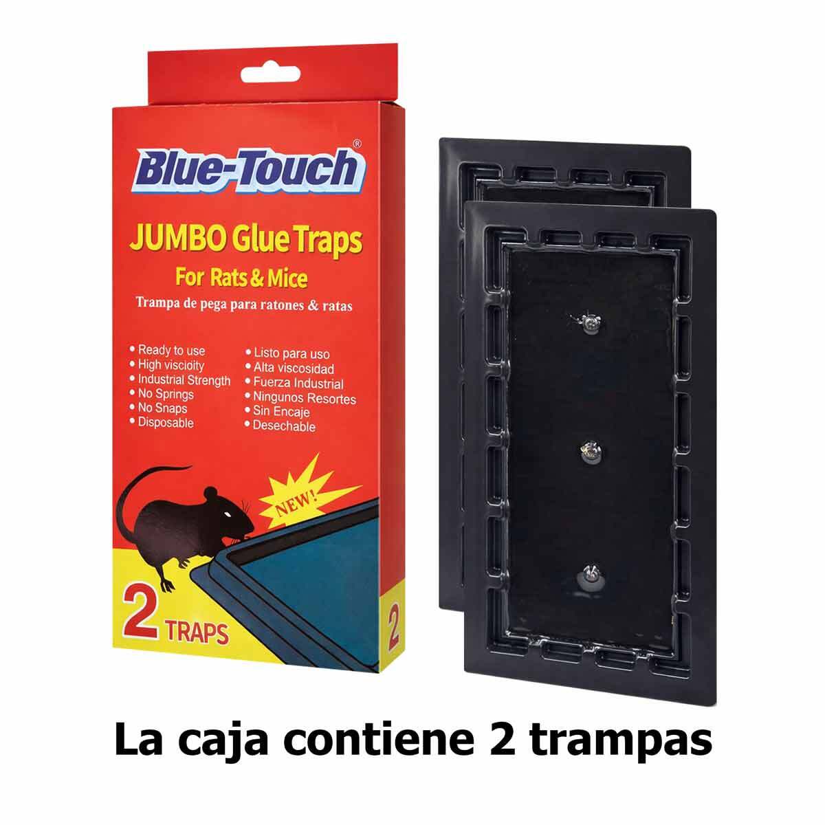 6 Cajas De Pegamento Para Ratones Con 2 Trampas C/U Bluetouch BLUETOUCH Ferreabasto