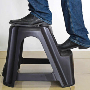 Escalera Taburete Plastico 2 Escalones Antiderrapante Byp