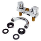 Mezcladora Para Lavabo Con Cubierta Y Manerales ABS Cuello De Acero Inoxidable 4" Roalflux