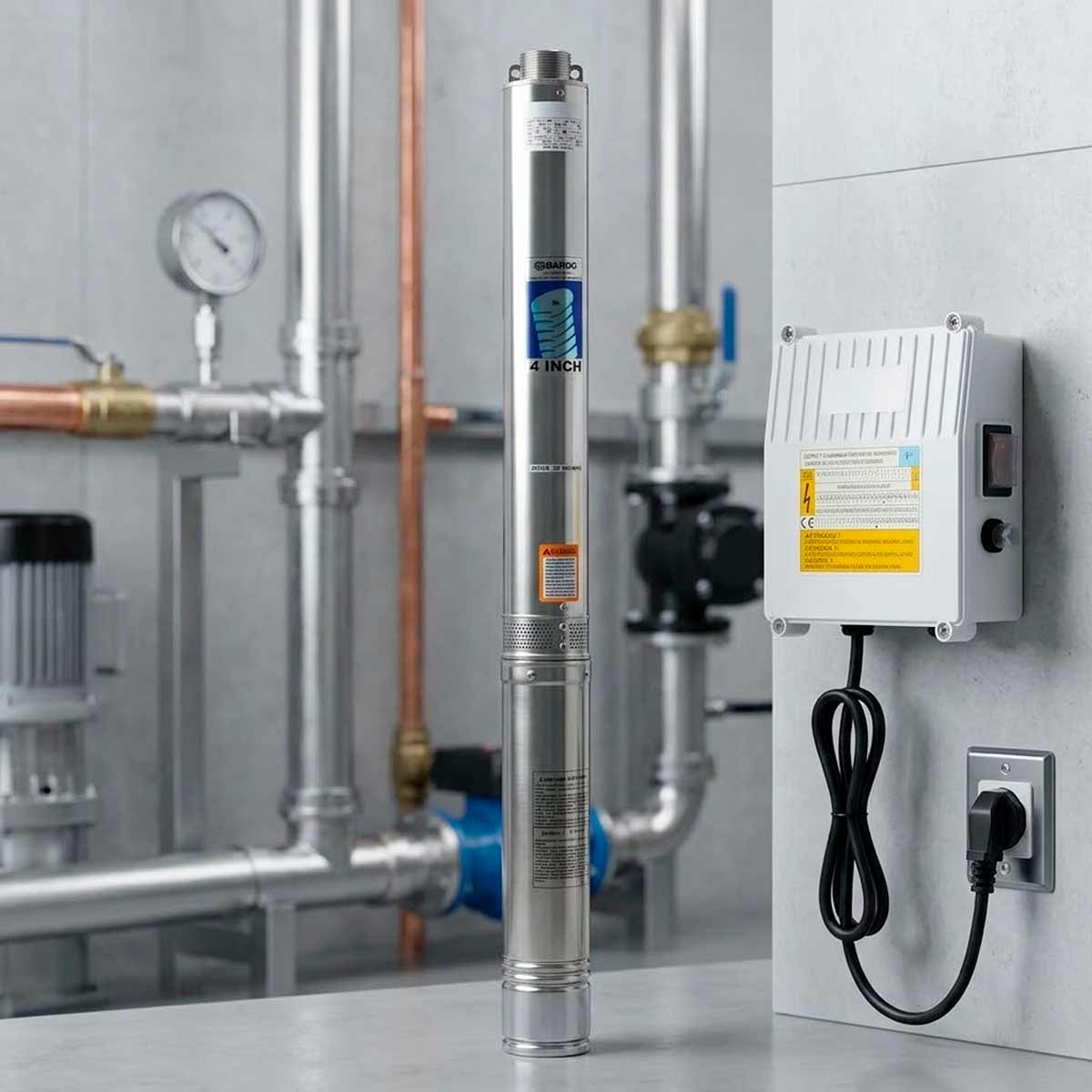 Bomba Sumergible Monofásica YY7902 2HP 220V Control Bonasa BONASA Ferreabasto