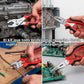 Juego 4 Pinzas Punta, Electrica, Corte, Mecanica Con Mangos