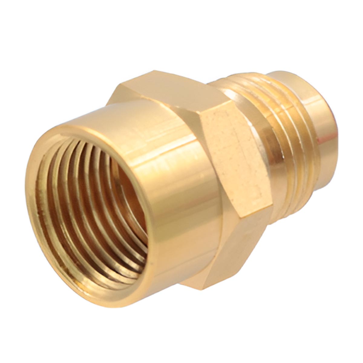 Niple Campana Conexion De Laton Para Gas 3/8" X 3/8"