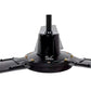 Ventilador De Techo 56 Pulg 70W Industrial Metalico Negro Igoto