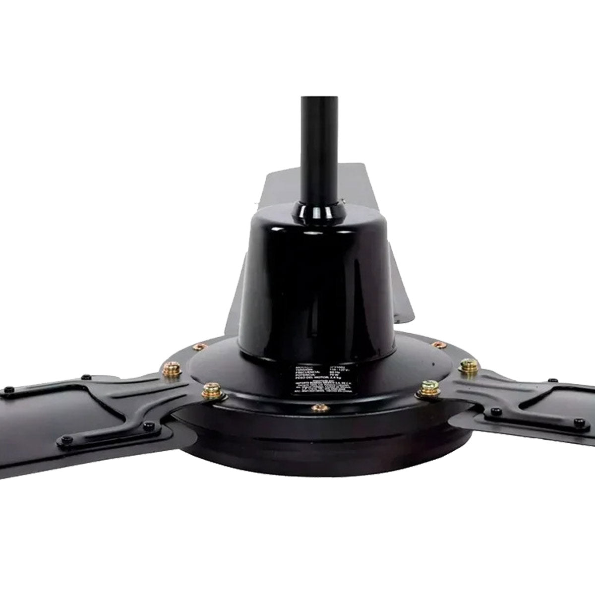 Ventilador De Techo 56 Pulg 70W Industrial Metalico Negro Igoto