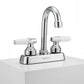 Mezcladora Lavabo 4 Pulgadas Maneral 1/4 Vuelta ODIN Ecoflux