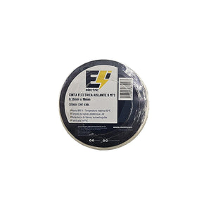 8 Pzs Cinta Aislante Electrica 9 Mts .13MM x 19MM Blanco CNX Ferreabasto Ferreabasto