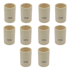 10 Pzs Cople De Cpvc 1 1/4 Pulgadas Color Crema Ferreabasto Ferreabasto