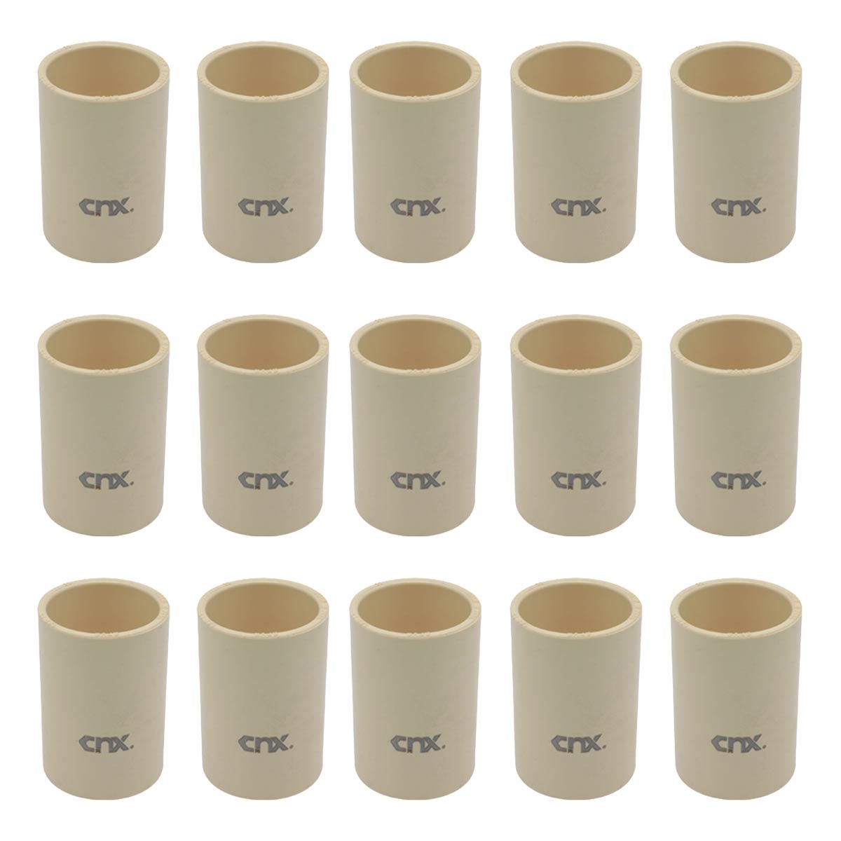 15 Pzs Cople De Cpvc 1 1/4 Pulgadas Color Crema Ferreabasto Ferreabasto
