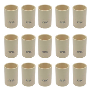 15 Pzs Cople De Cpvc 1 1/4 Pulgadas Color Crema Ferreabasto Ferreabasto