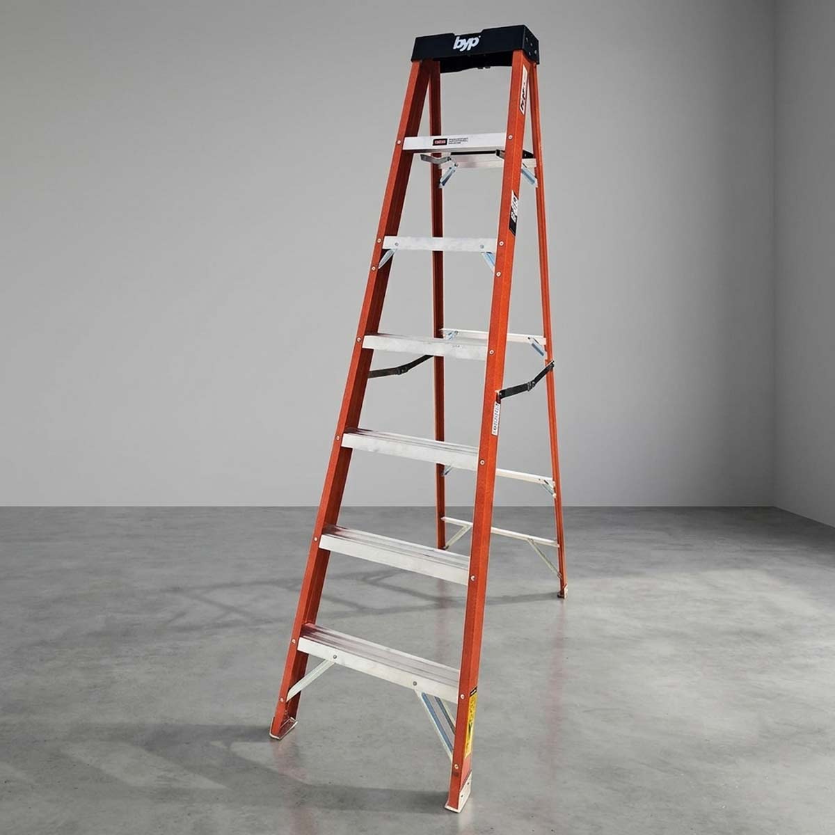 Escalera Tijera De Fibra De Vidrio Tipo II 175 Kg 6 Escalones