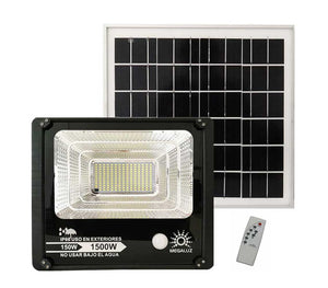 Lampara Reflector LED Solar Con Panel 200W 8000K Wanergy WANERGY Ferreabasto