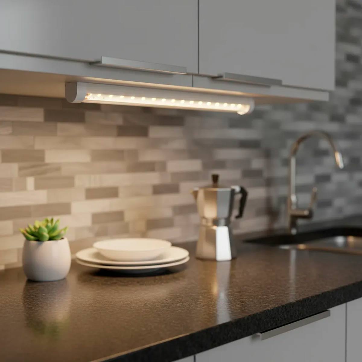 Tubo Led Base Plastico Doble Tira 36W 1.2M Para Techo WANERGY Ferreabasto