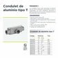 Condulet Tipo T100 De Aluminio De 1 Pulgada Gris Argos