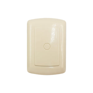 Placa Abs Color Marfil Tipo Venecia Ciega