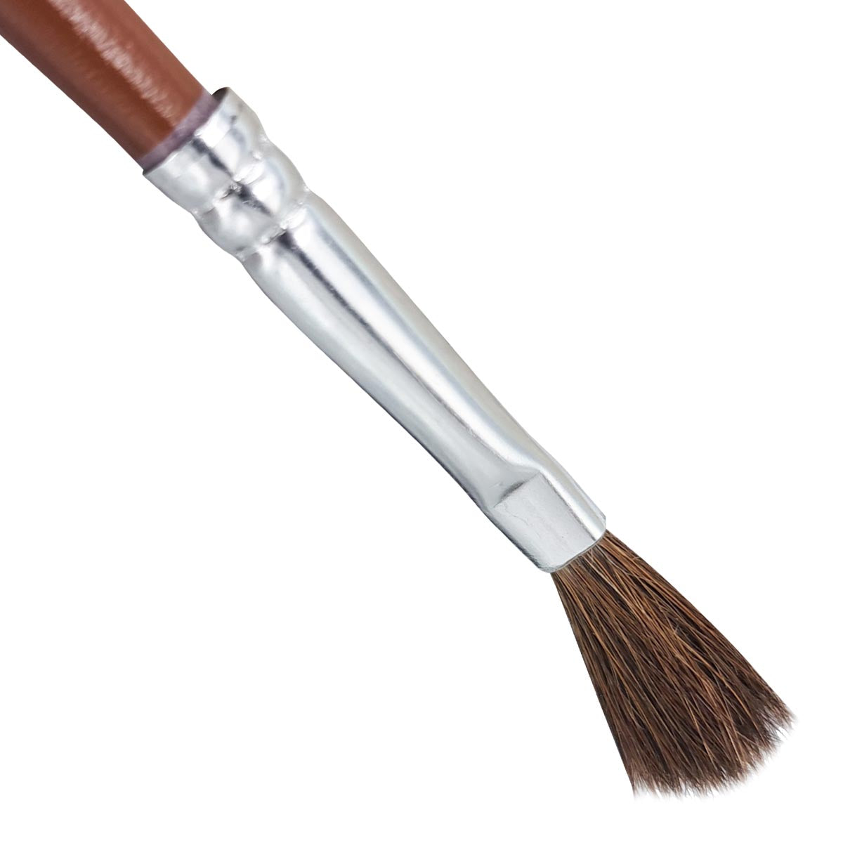 12 Pzs Pincel Camelus Plano #4 Para Pintura Acrilica Acuarela Oleo BYP