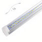 Tubo De Led Base De Aluminio Doble Tira 25W 1.20M Techo O Pared KYT Ferreabasto