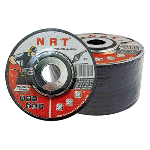 Disco Para Desbaste 4 1/2 x 6mm x 7/8 Pulgadas Grano 24 NRT 10 Pzs