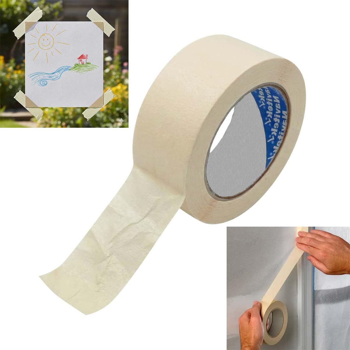 Masking Tape Uso General 125 48mm x 50m Natural Navitek NAVITEK Ferreabasto
