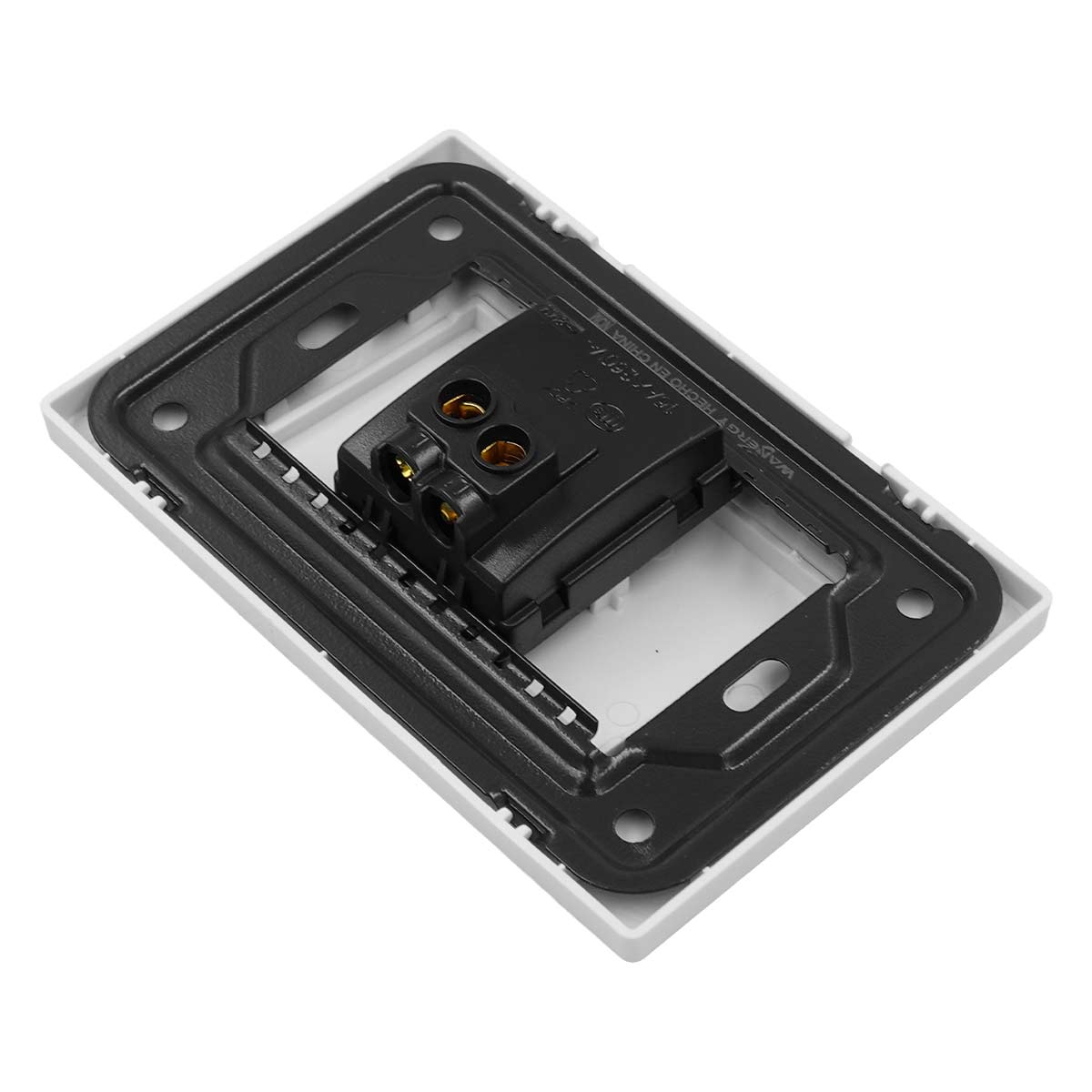 Placa Armada Con Botón Timbre De 3 Módulos Blanco WANERGY Ferreabasto