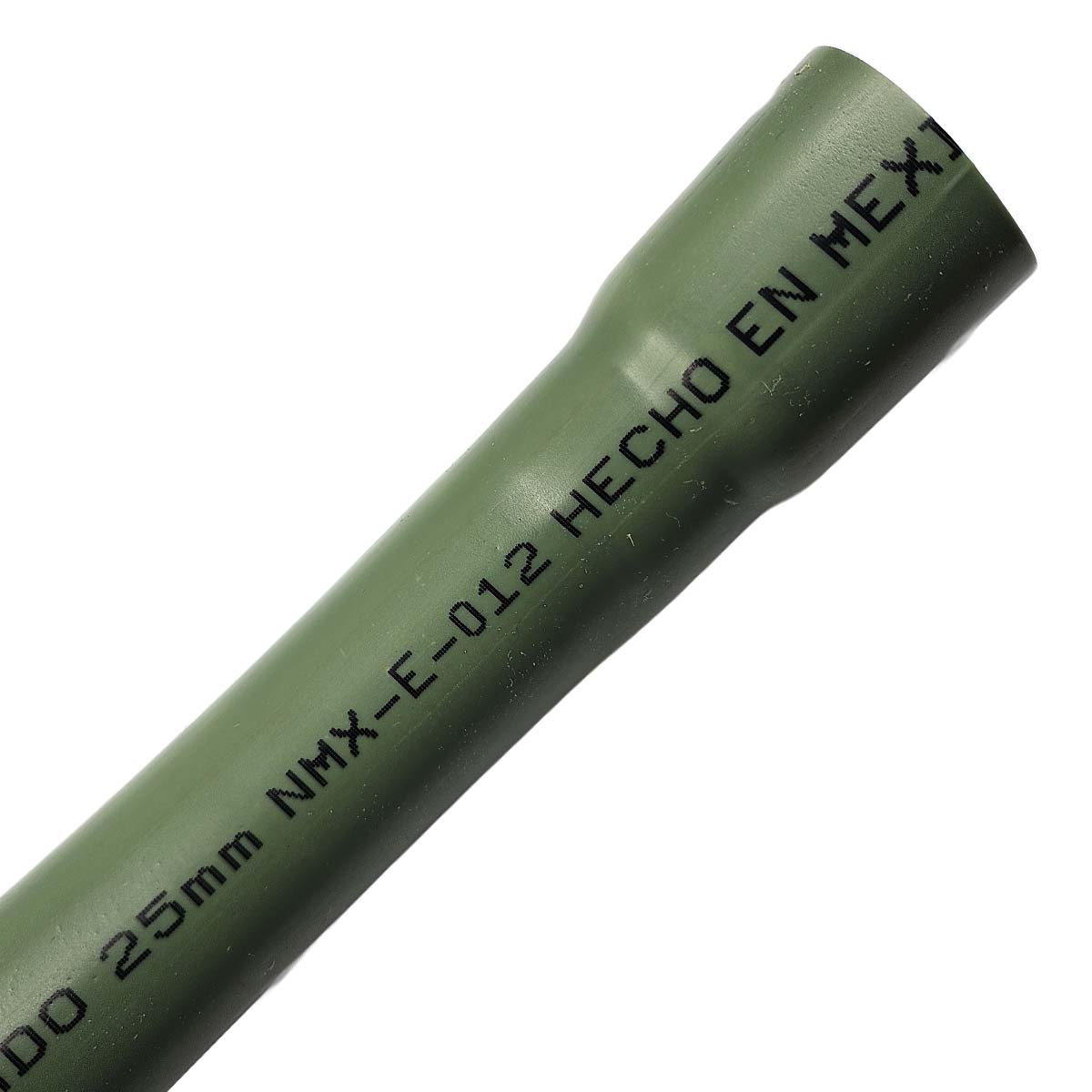 Tubo Electrico Conduit Verde Pvc Pesado 1" C/ Cople Argos