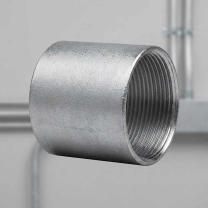 Cople De Acero Galvanizado Para Tubo Rigido 1 Pulgada
