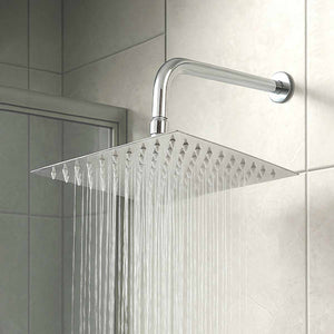 Regadera Cuadrada Anti Sarro 8 Pulgadas Acero Inoxidable Roalflux