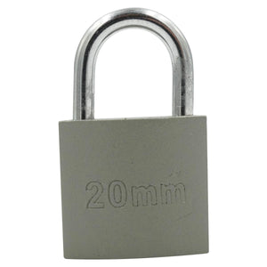 Candado De Hierro 20mm Gancho Corto Seguridad 3 Llaves