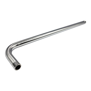 Tubo Para Regadera Brazo Con Curva Acero Inox Cromado 50Cm