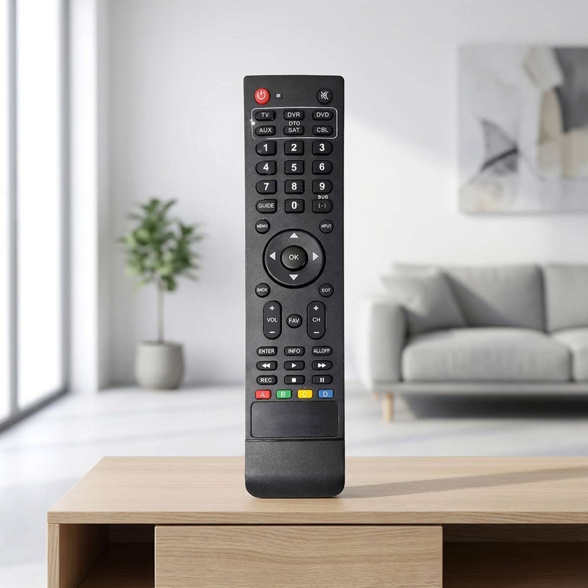 Control Remoto Universal 6 en 1 TV DVD Cable Audio Y Video