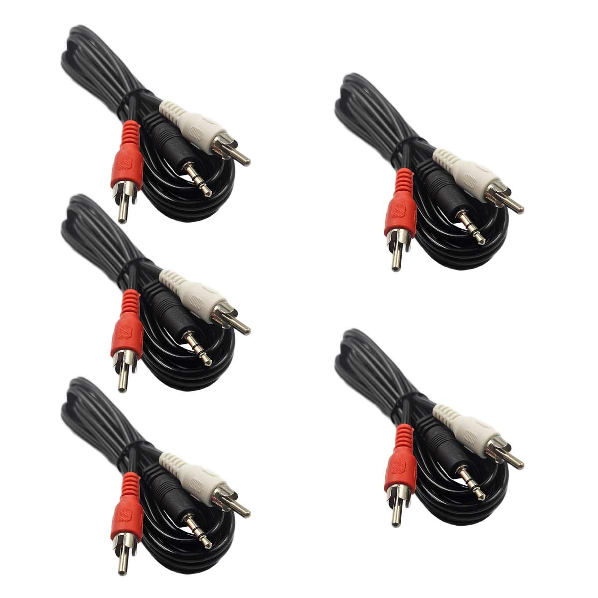 Cable De Audio 2 Plug – 1 Mono 1.8 Metros 5Pzs