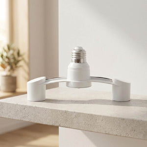 Lampara Socket Doble Dirigible 1 A 2 Focos E27